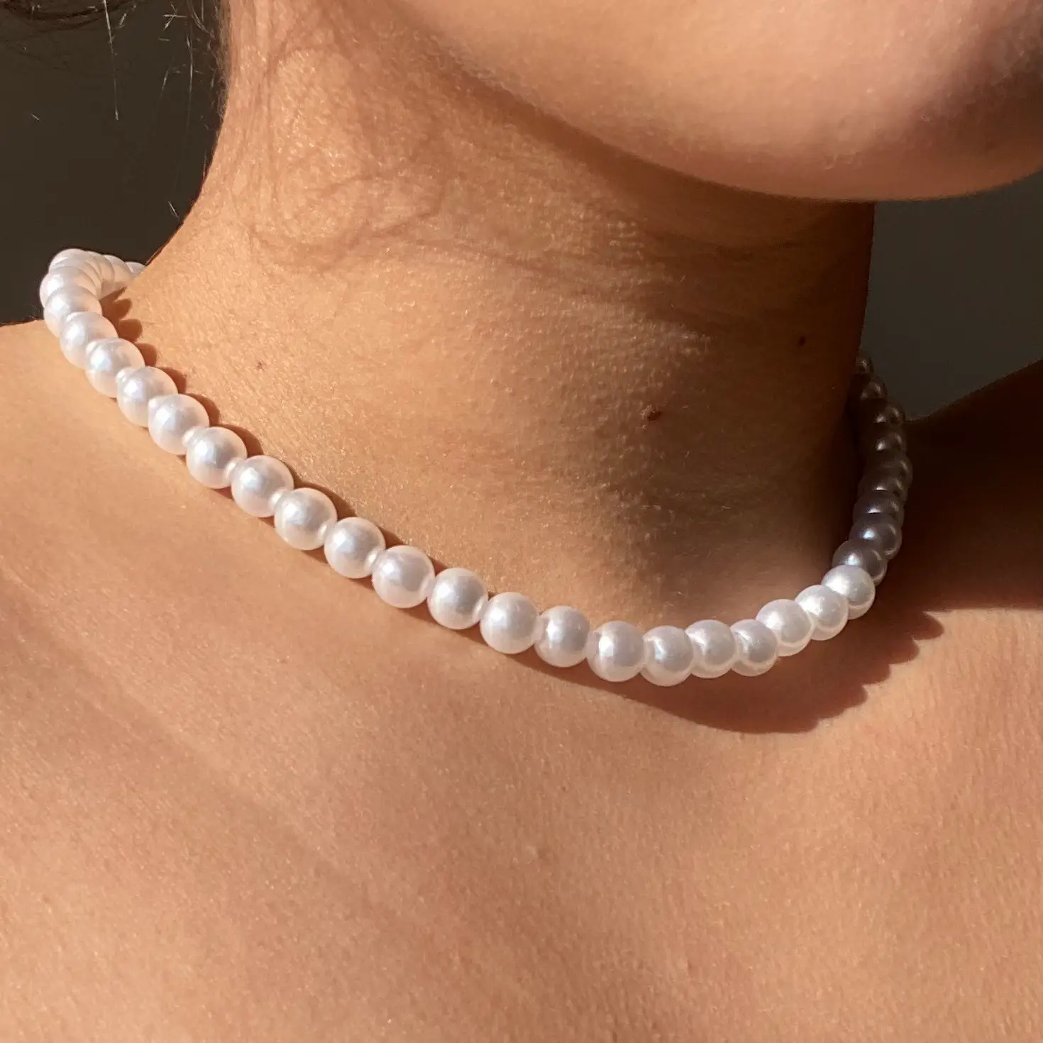 Colar Pérolas Miçanga Feito à Mão - Dohra