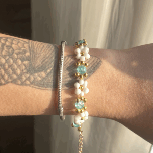 pulseira iris feita a mão