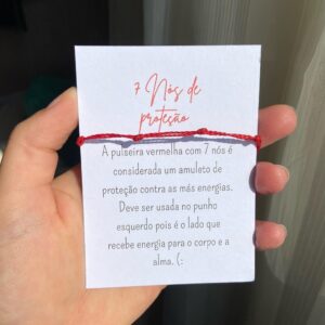 Pulseira 7 Nós de Proteção