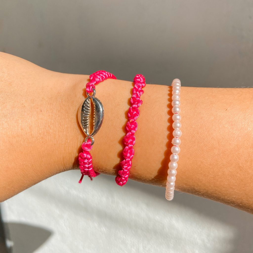 Conjunto Pulseira Pink