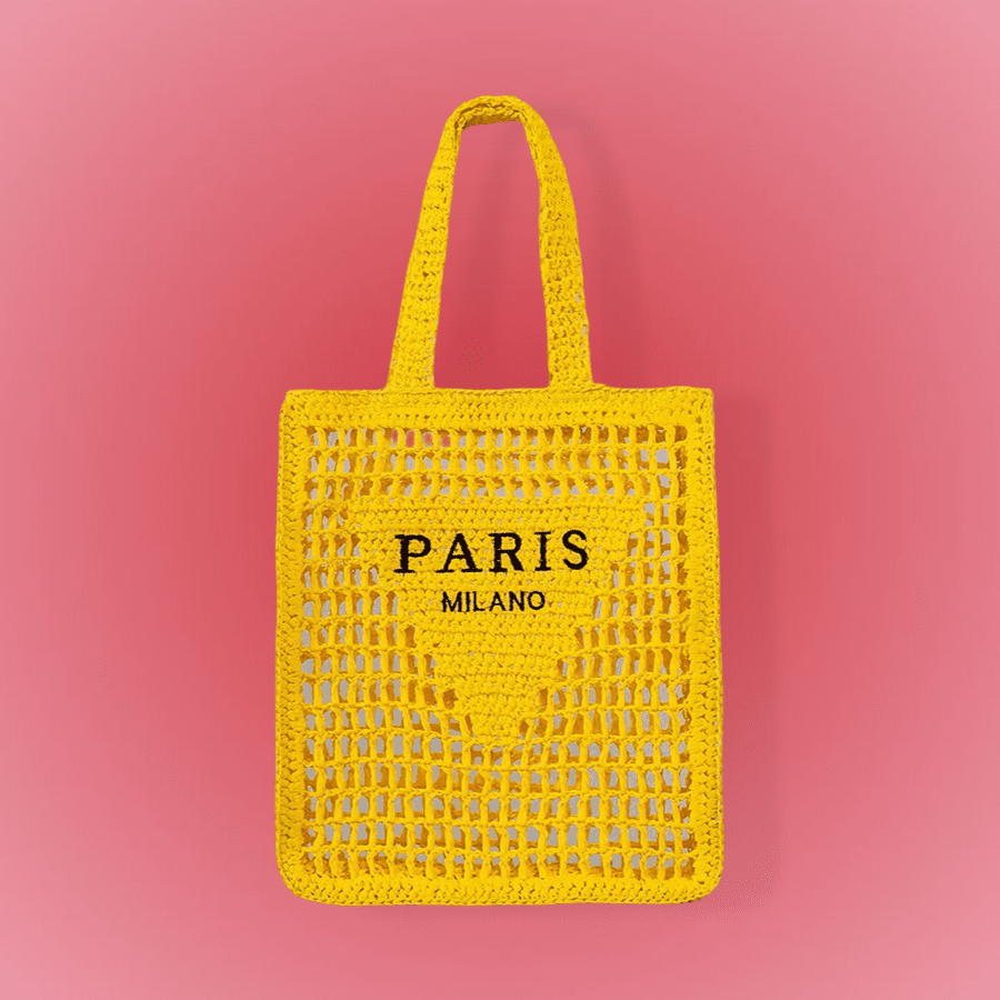 PARIS MILANO FEITO A MAO amarelo