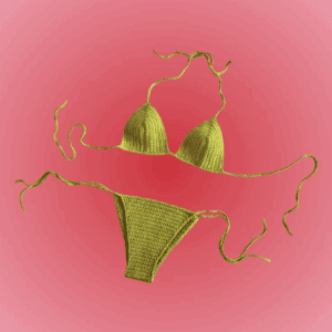 biquíni de crochê feito à mão artesanal praia verão