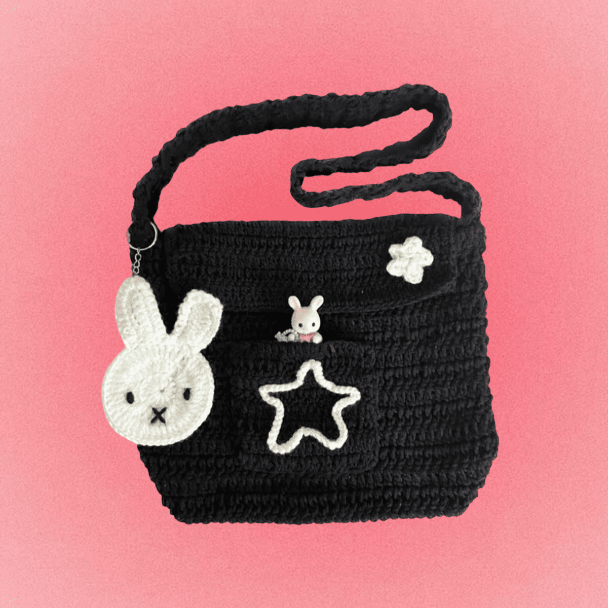 Bolsa de Crochê Miffy