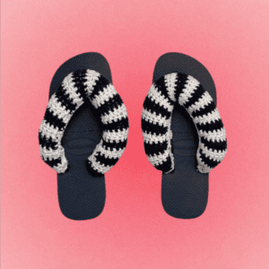 Sandália de Crochê Personalizado
